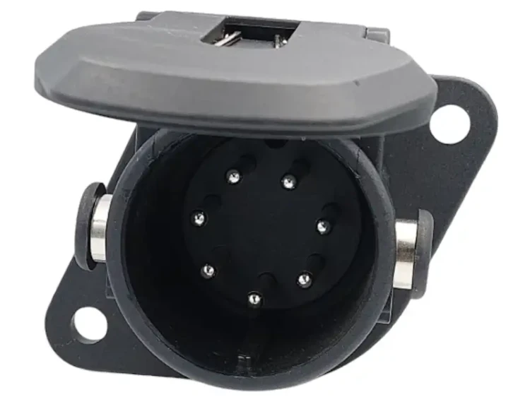 Gniazdo 24V 7 PIN ABS EBS widok styków