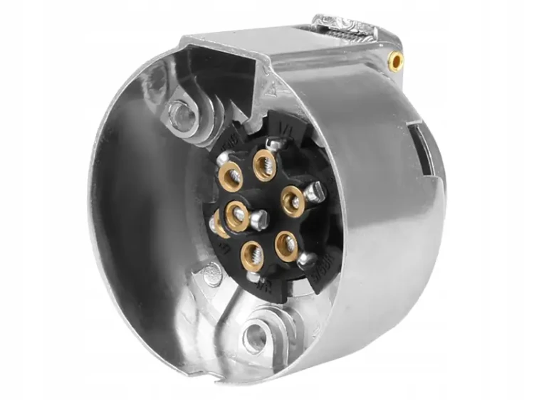 Gniazdo 7 PIN do przyczepy metalowe 2