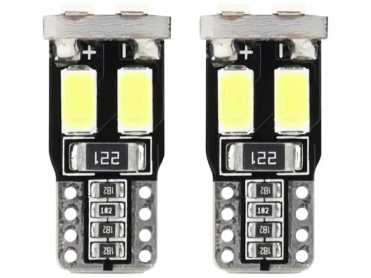 Żarówka LED 12V W5W T10 Amio 01622 biała