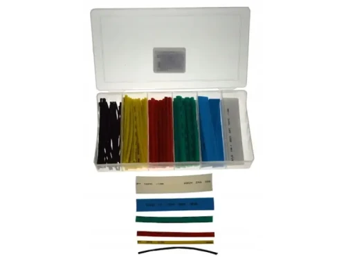 Rurki termokurczliwe kolorowe 100 sztuk