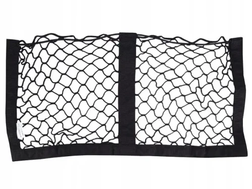 Siatka do bagażnika na rzepy - 2 kieszenie