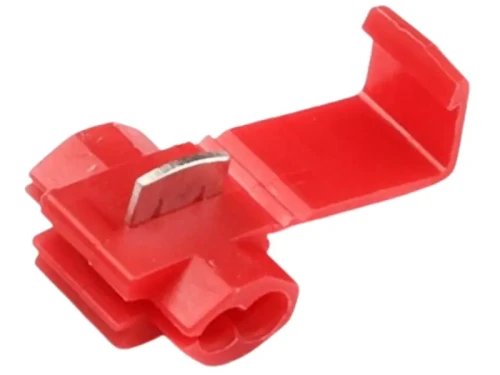 Szybkozłączka elektryczna rozgałęźnik do kabli 0,5 1,5mm op.100szt. czerwona