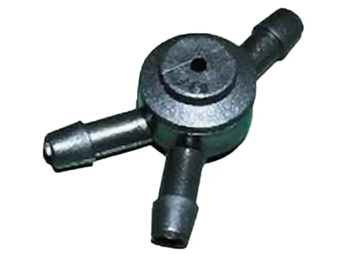 Trójnik plastikowy Y 4,6mm z zaworkiem