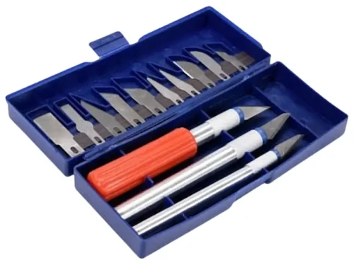 Zestaw nożyków precyzyjnych modelarskich Vorel