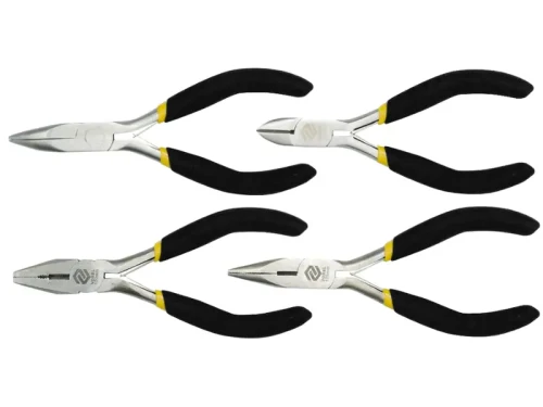 Szczypce i kombinerki elektroniczne 125mm zestaw 4szt. 42308 Vorel
