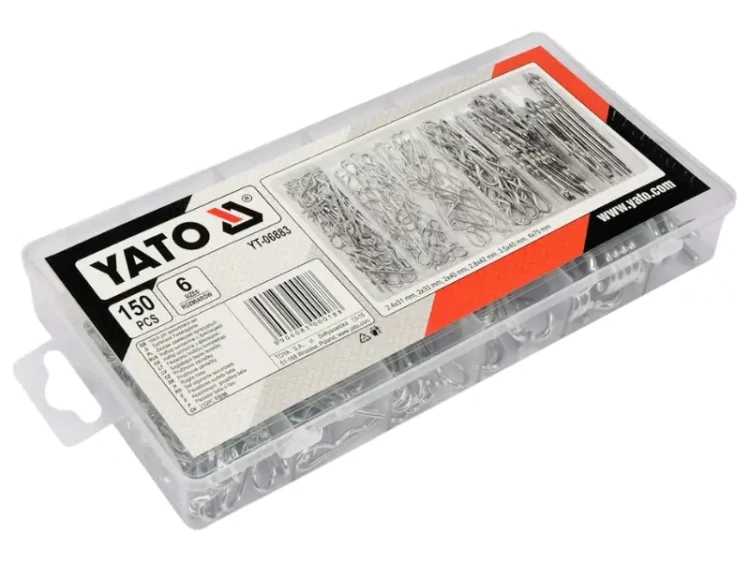 Zawleczki sprężyste mix 150szt. YATO