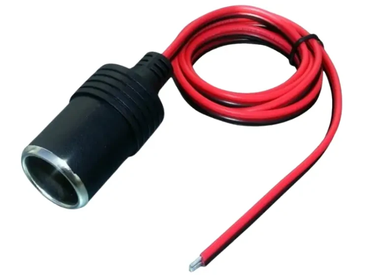 Gniazdo zapalniczki 12V z kablem 1m