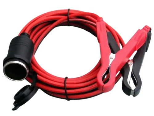 Przedłużacz gniazda zapalniczki 3m z krokodylkami