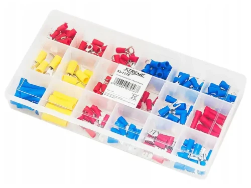 Zestaw konektorów izolowanych 175 sztuk