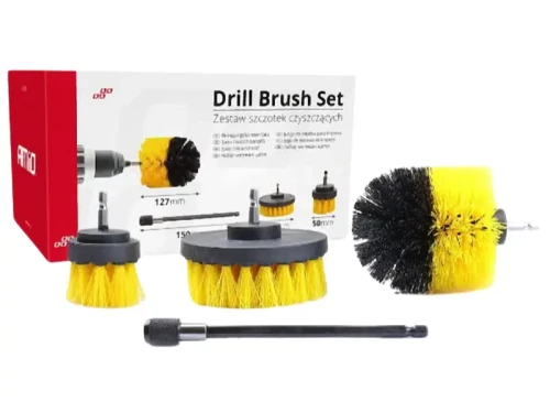 Szczotki do prania na wiertarkę wkrętarkę zestaw 3 szt.
