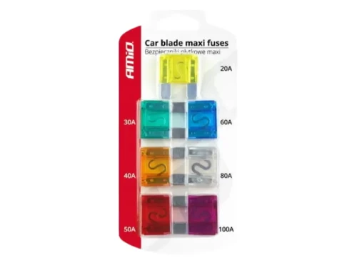 Bezpieczniki samochodowe MAXI 7 szt