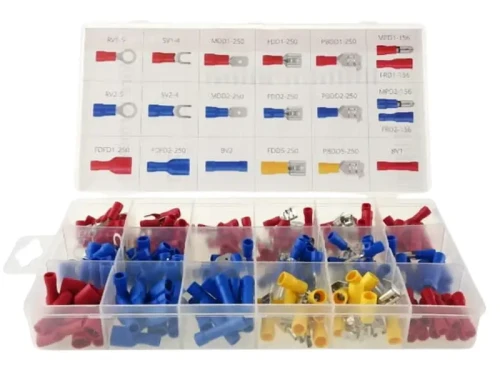 Konektory samochodowe izolowane zestaw 250 szt.