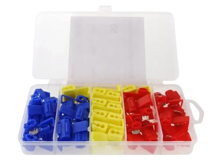Złączki do przewodów elektrycznych mix rozmiarów zestaw 50 szt.