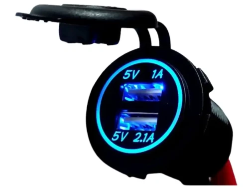 Ładowarka samochodowa USB 12V i 24V LED OFF-ROAD_1