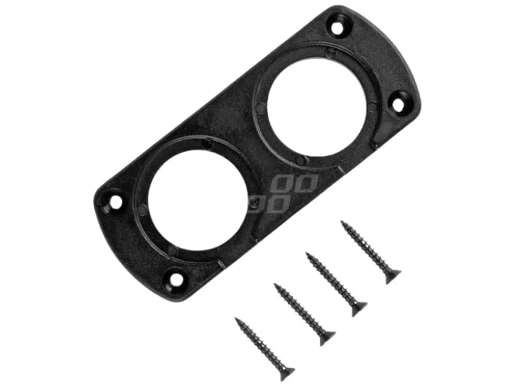 Panel gniazda zapalniczki do zabudowy podwójny