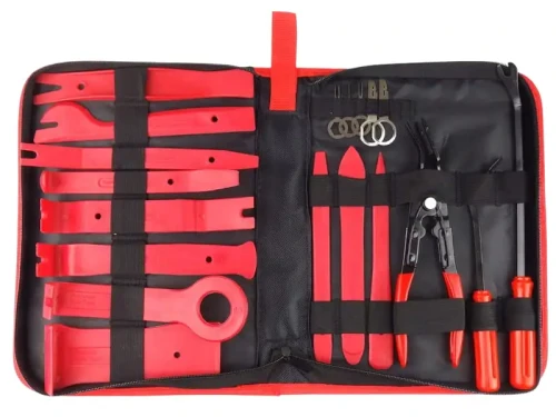 Zestaw ściągaczy do spinek tapicerskich i radia