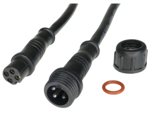 Kostka elektryczna 4 PIN hermetyczna skręcana