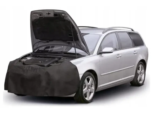 Serwisowy pokrowiec ochronny na przód samochodu