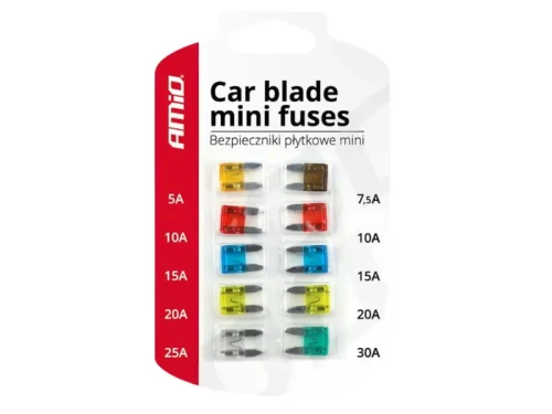 Bezpieczniki MINI - zestaw 10 sztuk