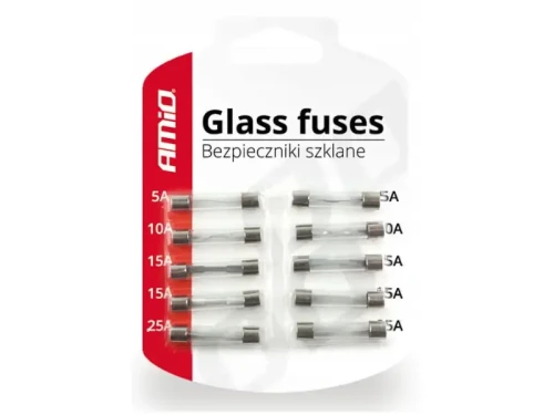 Bezpieczniki rurkowe 30mm 10 sztuk