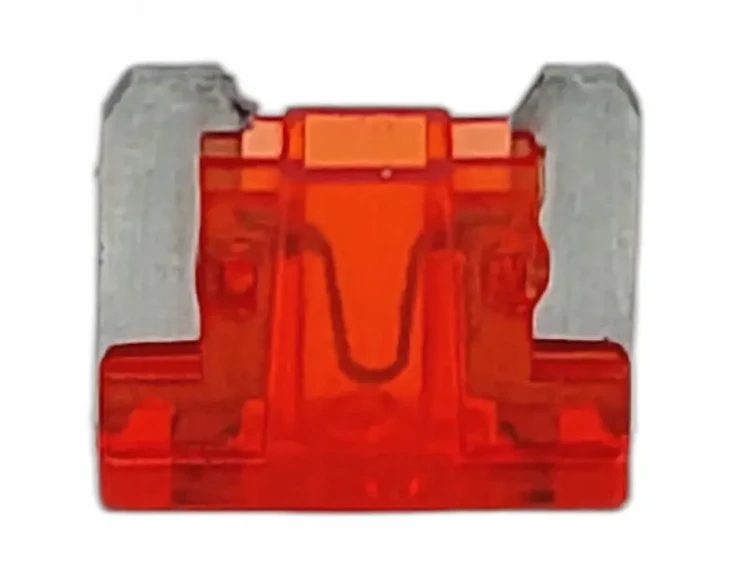 Bezpiecznik samochodowy MINI niski profil 10A - 100 sztuk