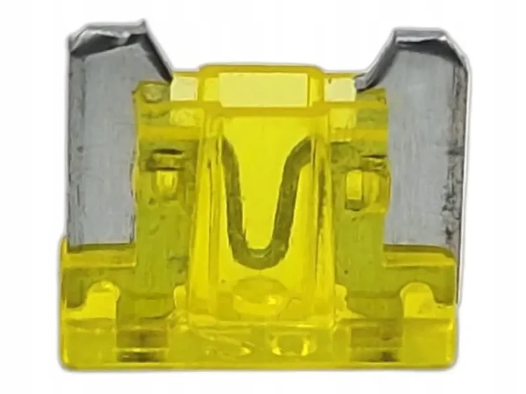 Bezpiecznik samochodowy MINI niski profil 20A - 100 sztuk