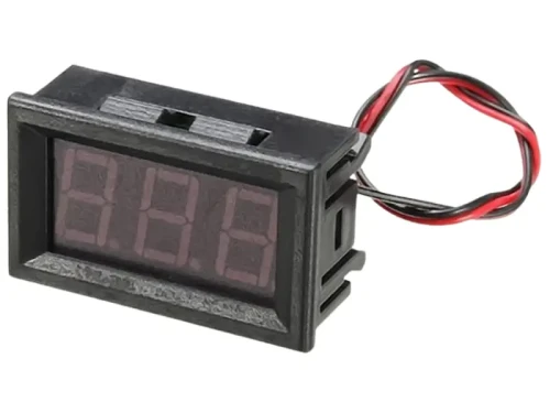 Woltomierz uniwersalny 12v 24v prostokątny