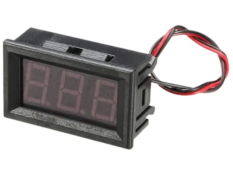 Woltomierz uniwersalny 12v 24v prostokątny