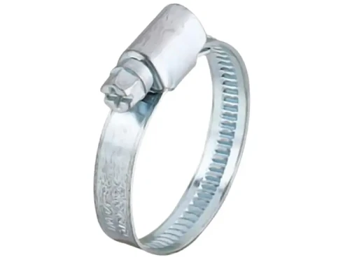 Odporna na korozję ocynkowana obejma zaciskowa ślimakowa W1 10-16