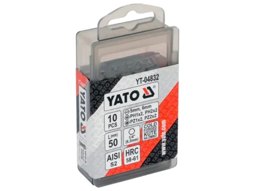 Zestaw długich grotów do wkrętarki YATO YT-04832