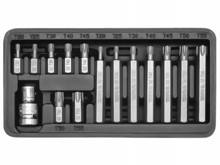 Zestaw kluczy TORX YATO 15 sztuk 1/2"