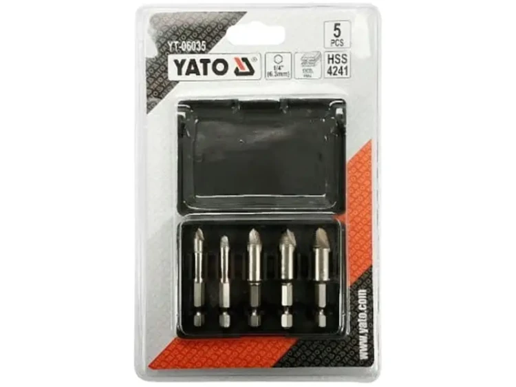 Wykrętaki do zerwanych śrub YT-06035 zestaw 5 szt. YATO