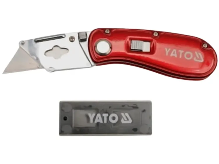 Nożyk trapezowy do kartonów i tworzyw YATO