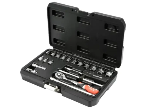 Zestaw kluczy nasadowych YATO z grzechotką 1/4"_1