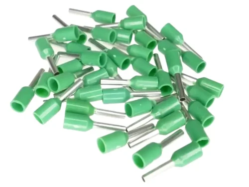 Końcówki do kabli elektrycznych zielone 1,0mm