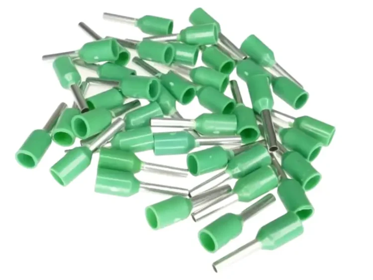 Końcówki do kabli elektrycznych zielone 1,0mm
