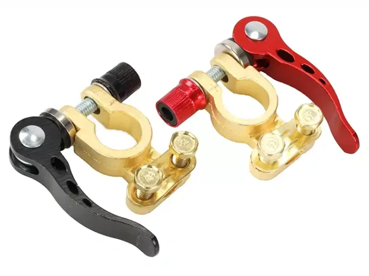 Klemy mosiężne szybkozłączne - komplet