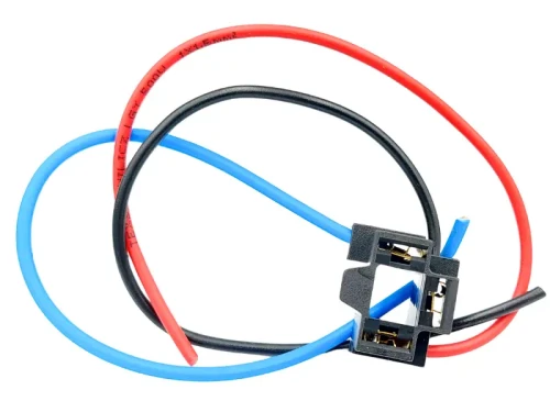 Gniazdo żarówki H4 z przewodami