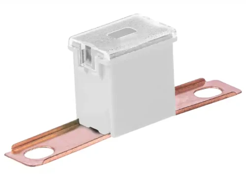 Bezpiecznik JapVal 62mm 120A, męski, boczne nóżki