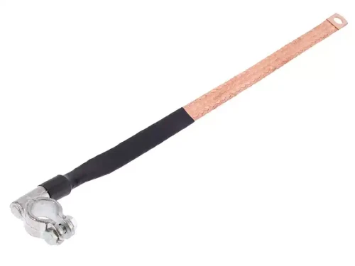 Kabel masowy M10 40 cm z klemą minusową