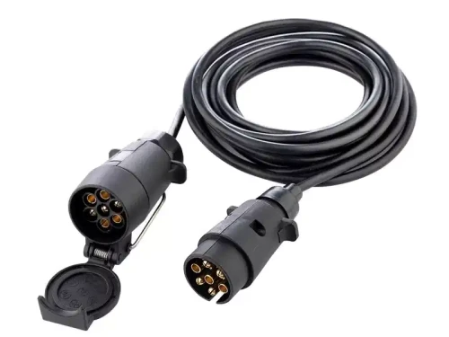 Przewód zasilana do przyczepy z wtyczką i gniazdem 7 PIN