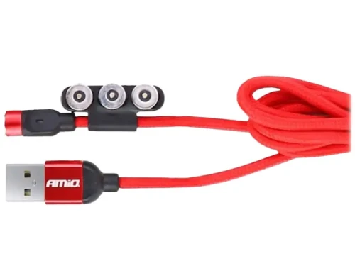 Kabel USB magnetyczny AMIO uniwersalny 1 m_2