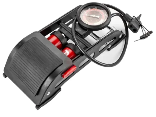 Pompka do kół dwutłokowa