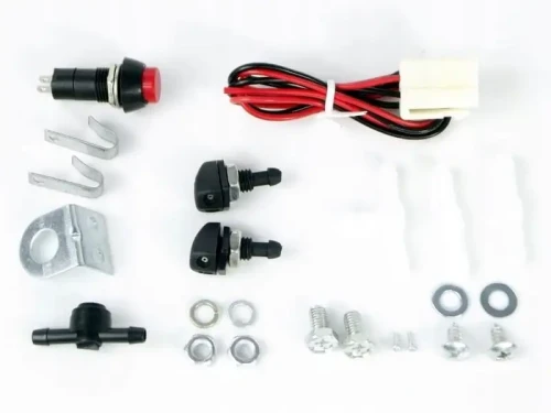 Zestaw spryskiwaczy do lamp reflektorów