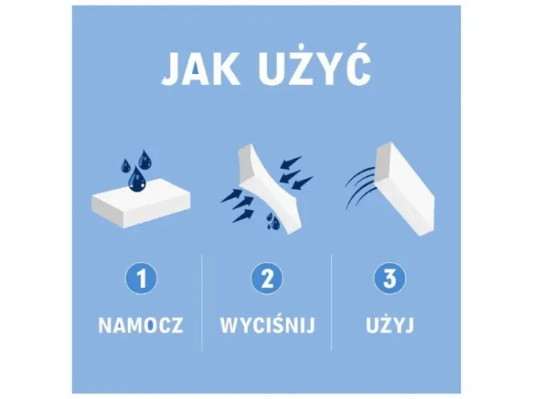 K2 Magiczna gąbka z melaminy sposób użycia