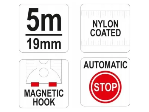 Miara zwijana 5m Yato YT-7105 specyfikacja produktu