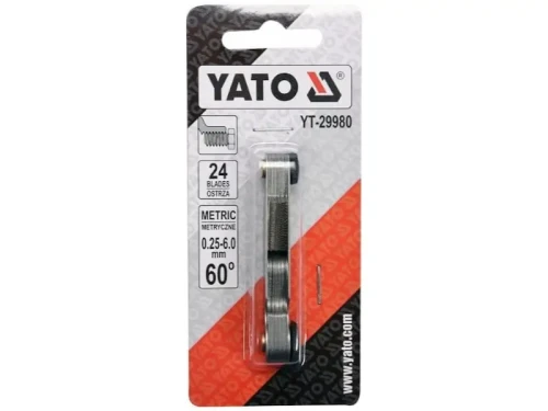 Sprawdzian grzebieniowy YATO 0,25-6,0mm YT-29980