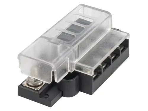 Skrzynka bezpiecznikowa na złącza śrubowe 4-krotna