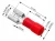 Konektor z izolowaną tulejką 6,3 czerwony 100 sztuk wymiary