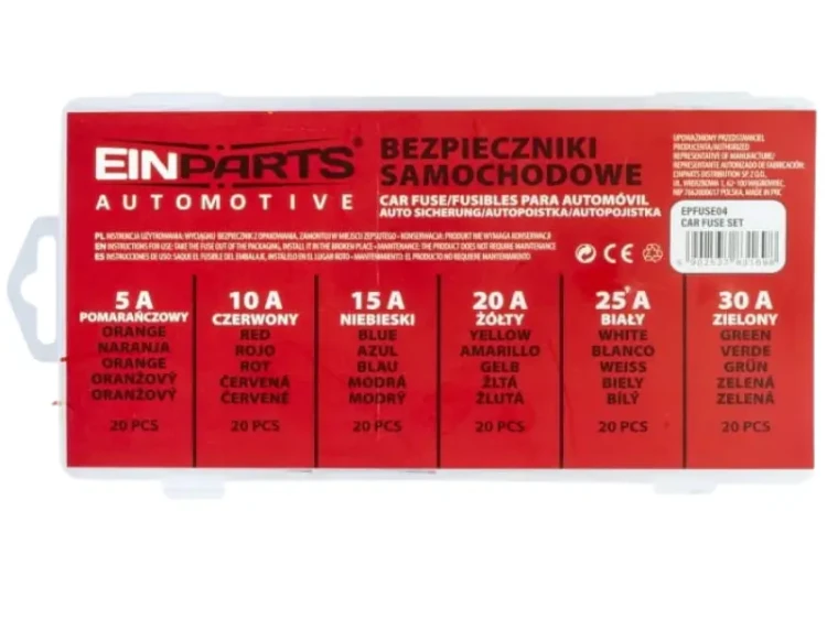 Bezpieczniki MICRO zestaw 120 sztuk_2